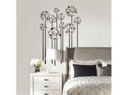 Roommates RMK3202GM Neutral Floral Dot Peel Stick Giant Wall Decals