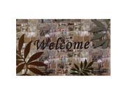 Achim Importing Co. Inc. RM1830WP06 Welcome Palms Outdoor Rubber Entrance Mat 18 in. x 30 in.