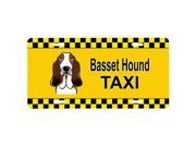 Carolines Treasures BB1367LP Basset Hound Taxi License Plate
