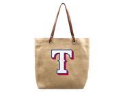 Littlearth Productions 651111 TRNG Burlap Market Tote Texas Rangers