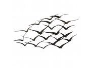 EcWorld Enterprises 7745908 Urban Designs Handcrafted Flock Of Birds Metal Wall Art