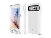 Alpatronix BC APX 201 W Bx410 Samsung Galaxy S6 Battery Case Charger Power Bank White