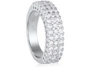 Doma Jewellery SSRZ330C8 Sterling Silver Ring With Cubic Zirconia Size 8