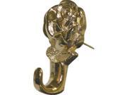 Hillman Fasteners 122320 Brass Finish Rose Push Pin Hanger 3 Pack