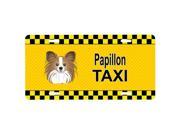 Carolines Treasures BB1372LP Papillon Taxi License Plate