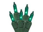 NorthLight Teal Green Mini Christmas Lights Green Wire Set Of 100