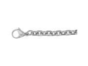 Doma Jewellery SSSSN00818 Stainless Steel Necklace Cable Style 4.4 mm. Length 18 2 18 in.