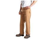 Dickies DU336RBD 42 32 Mens Relaxed Fit Sanded Duck Carpenter Jean Rinsed Brown 42 32