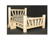 Viking Log Furniture LBSH1 Big Starburst Bed King in Honey Pine