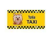 Carolines Treasures BB1328LP Yorkie Yorkishire Terrier Taxi License Plate