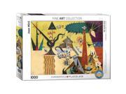 EuroGraphics 6000 0858 Joan Miro The Tilled Field Puzzle 1000 Pieces