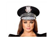Roma Costume 14 H4396 AS O S Studded Police Hat One Size