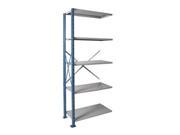 Hallowell AH5710 1807PB Hallowell H Post High Capacity Shelving 48 in. W x 18 in. D x 87 in. H 707 Marine Blue Posts and Side Sway Braces