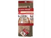 Petlinks Welcome Catnip Scratch mat w Snap Toy .375 X14 X18 Assorted Brown or Gray49433