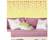 Room Mates RMK2856SCS Watercolor Heart Peel And Stick Wall Decals