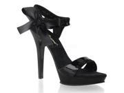 Fabulicious LIP115_B_M 10 0.75 in. Platform Ankle Strap Sandal Black Size 10