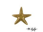 Michael Healy Designs MHR03 Starfish Doorbell Ringer Brass