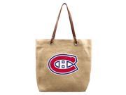 Littlearth Productions 551111 CAND Burlap Market Tote Montreal Canadiens
