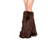 Roma Costume 14 C121 Brown O S Synthetic Fur Boot Covers One Size Brown