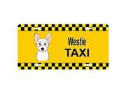 Carolines Treasures BB1350LP Westie Taxi License Plate