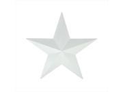 NorthLight 24 in. White Country Rustic Star Indoor Outdoor Wall Decoration