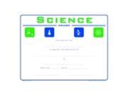 School Specialty Raised Print Science Recognition Nuline Award Pack 25