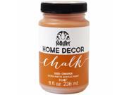 FolkArt Home Decor Chalk Paint 8oz Cinnamon