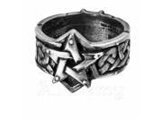 Alchemy Metal Wear R50Q Celtic Theurgy Ring Q 8.5