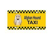 Carolines Treasures BB1368LP Afghan Hound Taxi License Plate