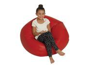 CHILDRENS FACTORY CF 610007 ROUND BEAN BAG 35IN RED