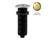 Westbrass ASB B3 01 Replacement Air Switch Button PVD Polished Brass