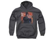 Trevco Concord Music Last Train Youth Pull Over Hoodie Charcoal Large