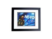 Real Deal Memorabilia NeYo8x10 2BF Ne Yo Autographed R Plus B Singer Concert 8 x 10 Photo Black Custom Frame