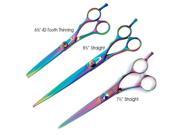 Master Grooming Tools TP5200 75 Master Grooming Tools 5200 Rainbow Shears Straight 7.5 In