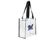 Little Earth Productions 601311 BREW Milwaukee Brewers Clear Square Stadium Tote