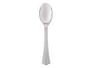 Wna RFVSP10 Heavyweight Plastic Serving Spoons 10 in. Silver
