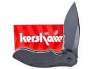 Kershaw Knives KER 1605CKTST Clash Knife Black Part Serrated