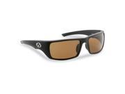 Flying Fisherman 7382BA Morocco Polarized Sunglasses Matte Black Frames With Amber Lenses