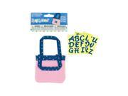 Bulk Buys GW442 24 Monogrammed Tote Bag Doll Accessory 24 Piece