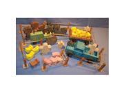 THE PUZZLE MAN TOYS W 2005 Wooden Play Farm Series Complete Accessory Package