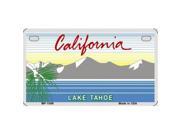 Smart Blonde MP 1088 California Lake Tahoe State Background Metal Novelty Motorcycle License Plate