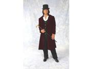 Alexanders Costume 22 153 BUR Medium Jacket Mr. Dickens Burgundy