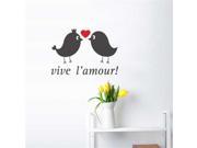 Adzif VAL006MULTI Vive Lamour Wall Decal Color Print