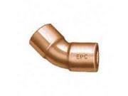 Elkhart Products Corp Elbow 45 Deg Wrot Coppr 3 8Cxc 31090