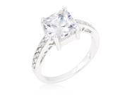 Kate Bissett R07052R C01 10 Princess Clear Ring Size 10