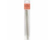 Lacis EU12 4 Hook Point Knitting Needles 10 in. Coated Aluminum Number 4 3.5 mm.