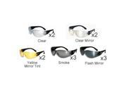 Safety Rider Safety Glasses With Assorted Lens