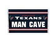 Fremont Die 95563B Houston Texans Man Cave Flag With 4 Grommets 3 x 5 ft.