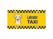 Carolines Treasures BB1346LP Yellow Labrador Taxi License Plate