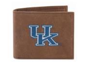 ZeppelinProducts UKY IWE1 CRZH LBR Kentucky Passcase Embroidered Leather Wallet